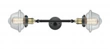 Innovations Lighting 208L-BAB-G532 - Oxford - 2 Light - 8 inch - Black Antique Brass - Bath Vanity Light