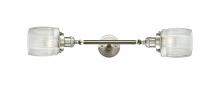 Innovations Lighting 208L-SN-G302-LED - Colton - 2 Light - 6 inch - Brushed Satin Nickel - Bath Vanity Light