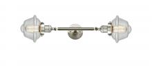 Innovations Lighting 208L-SN-G534-LED - Oxford - 2 Light - 8 inch - Brushed Satin Nickel - Adjustable Bath Vanity Light