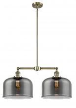 Innovations Lighting 209-AB-G73-L - Bell - 2 Light - 21 inch - Antique Brass - Stem Hung - Island Light