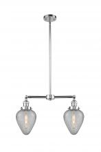 Innovations Lighting 209-PC-G165 - Geneseo - 2 Light - 21 inch - Polished Chrome - Stem Hung - Island Light