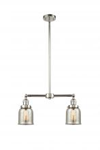 Innovations Lighting 209-PN-G58 - Bell - 2 Light - 21 inch - Polished Nickel - Stem Hung - Island Light