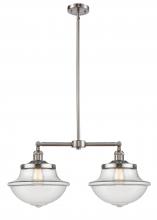 Innovations Lighting 209-SN-G542 - Oxford - 2 Light - 25 inch - Brushed Satin Nickel - Stem Hung - Island Light