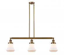 Innovations Lighting 213-BB-G191 - Bellmont - 3 Light - 39 inch - Brushed Brass - Stem Hung - Island Light