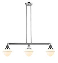 Innovations Lighting 213-PN-G531 - Oxford - 3 Light - 40 inch - Polished Nickel - Stem Hung - Island Light