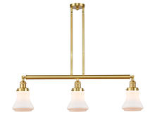 Innovations Lighting 213-SG-G191 - Bellmont - 3 Light - 39 inch - Satin Gold - Stem Hung - Island Light