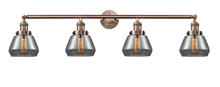 Innovations Lighting 215-AC-G173 - Fulton - 4 Light - 43 inch - Antique Copper - Bath Vanity Light