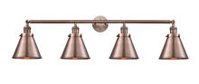 Innovations Lighting 215-AC-M13-AC - Appalachian - 4 Light - 44 inch - Antique Copper - Adjustable Bath Vanity Light