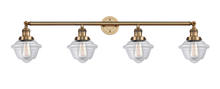 Innovations Lighting 215-BB-G532 - Oxford - 4 Light - 46 inch - Brushed Brass - Bath Vanity Light