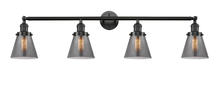 Innovations Lighting 215-OB-G63 - Cone - 4 Light - 42 inch - Oil Rubbed Bronze - Bath Vanity Light