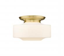 Innovations Lighting 221-1F-SG-G691-16 - Bridgeton - 1 Light - 16 inch - Satin Gold - Flush Mount