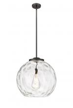 Innovations Lighting 221-1S-OB-G1215-18 - Athens Water Glass - 1 Light - 18 inch - Oil Rubbed Bronze - Stem Hung - Pendant