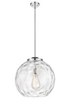 Innovations Lighting 221-1S-PC-G1215-18 - Athens Water Glass - 1 Light - 18 inch - Polished Chrome - Stem Hung - Pendant