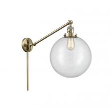 Innovations Lighting 237-AB-G202-12 - Beacon - 1 Light - 12 inch - Antique Brass -Adjustable Swing Arm