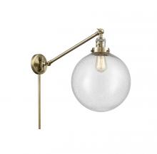 Innovations Lighting 237-AB-G204-12 - Beacon - 1 Light - 12 inch - Antique Brass -Adjustable Swing Arm