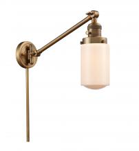 Innovations Lighting 237-BB-G311 - Dover - 1 Light - 5 inch - Brushed Brass - Swing Arm