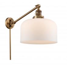 Innovations Lighting 237-BB-G71-L - Bell - 1 Light - 12 inch - Brushed Brass - Swing Arm