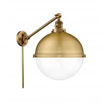 Innovations Lighting 237-BB-HFS-122-BB - Hampden - 1 Light - 13 inch - Brushed Brass - Swing Arm