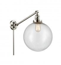 Innovations Lighting 237-PN-G204-12 - Beacon - 1 Light - 12 inch - Polished Nickel -Adjustable Swing Arm
