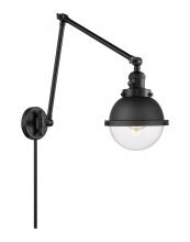 Innovations Lighting 238-BK-HFS-62-BK-LED - Hampden - 1 Light - 7 inch - Matte Black - Swing Arm