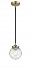 Innovations Lighting 284-1S-BAB-G204-6 - Beacon - 1 Light - 6 inch - Black Antique Brass - Stem hung - Mini Pendant