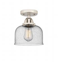 Innovations Lighting 288-1C-PN-G74-LED - Bell - 1 Light - 8 inch - Polished Nickel - Semi-Flush Mount