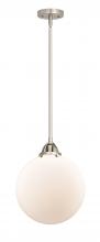 Innovations Lighting 288-1S-SN-G201-12 - Beacon - 1 Light - 12 inch - Brushed Satin Nickel - Cord hung - Mini Pendant