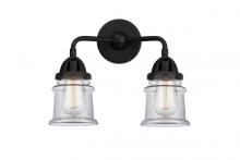 Innovations Lighting 288-2W-BK-G182S - Canton - 2 Light - 13 inch - Matte Black - Bath Vanity Light