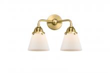 Innovations Lighting 288-2W-SG-G61 - Cone - 2 Light - 14 inch - Satin Gold - Bath Vanity Light