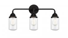 Innovations Lighting 288-3W-BK-G312 - Dover - 3 Light - 23 inch - Matte Black - Bath Vanity Light