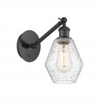 Innovations Lighting 317-1W-BK-G654-6 - Cindyrella - 1 Light - 6 inch - Matte Black - Sconce