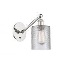 Innovations Lighting 317-1W-PN-G112-LED - Cobbleskill - 1 Light - 5 inch - Polished Nickel - Sconce