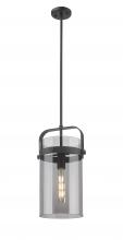 Innovations Lighting 413-1SM-BK-G413-1S-8SM - Pilaster - 1 Light - 8 inch Glass - Matte Black - Pendant