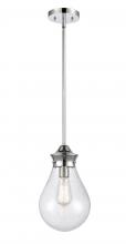 Innovations Lighting 414-1S-PC-8SDY - Genesis - 1 Light - 8 inch - Polished Chrome - Cord hung - Mini Pendant