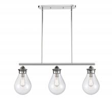 Innovations Lighting 414-3I-PC-G4144-8 - Genesis - 3 Light - 39 inch - Polished Chrome - Cord hung - Island Light