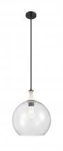 Innovations Lighting 415-1SR-BK-G122-14 - Astor - 1 Light - 14 inch - Matte Black - Pendant