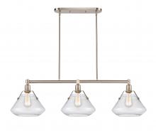 Innovations Lighting 422-3I-SN-G4224-10 - Luna - 3 Light - 42 inch - Satin Nickel - Cord hung - Island Light
