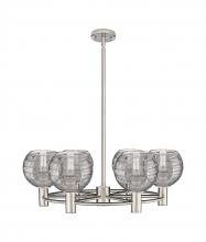Innovations Lighting 434-6CR-SN-G1213-6SM - Crown Point - 6 Light - 26 inch - Satin Nickel - Chandelier
