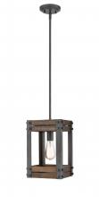 Innovations Lighting 435-1S-AG - Austin - 1 Light - 9 inch - Aged Gun Metal - Cord hung - Mini Pendant