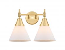 Innovations Lighting 447-2W-SG-G41 - Cone - 2 Light - 17 inch - Satin Gold - Bath Vanity Light