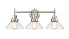 Innovations Lighting 447-3W-SN-G4474 - Caden - 3 Light - 26 inch - Satin Nickel - Bath Vanity Light