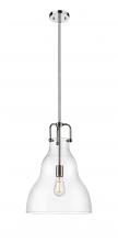 Innovations Lighting 494-1S-PN-G592-14 - Haverhill - 1 Light - 14 inch - Polished Nickel - Stem hung - Pendant