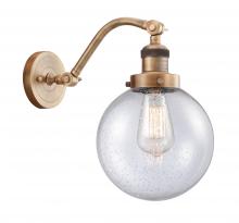 Innovations Lighting 515-1W-BB-G204-8 - Beacon - 1 Light - 8 inch - Brushed Brass - Sconce