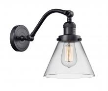 Innovations Lighting 515-1W-BK-G42 - Cone - 1 Light - 8 inch - Matte Black - Sconce