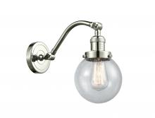 Innovations Lighting 515-1W-PN-G204-6 - Beacon - 1 Light - 6 inch - Polished Nickel - Adjustable Sconce