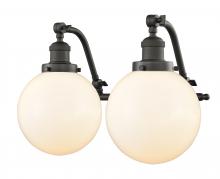 Innovations Lighting 515-2W-OB-G201-8 - Beacon - 2 Light - 18 inch - Oil Rubbed Bronze - Adjustable Bath Vanity Light