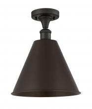 Innovations Lighting 516-1C-OB-MBC-12-OB - Berkshire - 1 Light - 12 inch - Oil Rubbed Bronze - Semi-Flush Mount