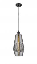 Innovations Lighting 516-1P-BK-G683-7 - Windham - 1 Light - 7 inch - Matte Black - Cord hung - Mini Pendant