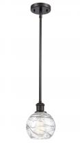 Innovations Lighting 516-1S-OB-G1213-6 - Athens Deco Swirl - 1 Light - 6 inch - Oil Rubbed Bronze - Mini Pendant