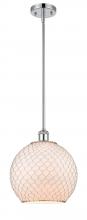 Innovations Lighting 516-1S-PC-G121-10CSN-LED - Farmhouse Chicken Wire - 1 Light - 10 inch - Polished Chrome - Mini Pendant